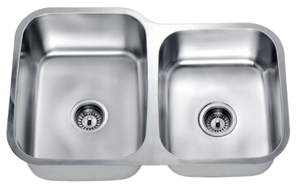 UPC Sertifikası 304 Paslanmaz &ccedil;elik mutfak dolabı &ccedil;ift lavabo lavabo SC-8052C