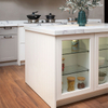 Gabinete de cocina multifuncional de madera maciza de estilo americano con puertas agitadoras