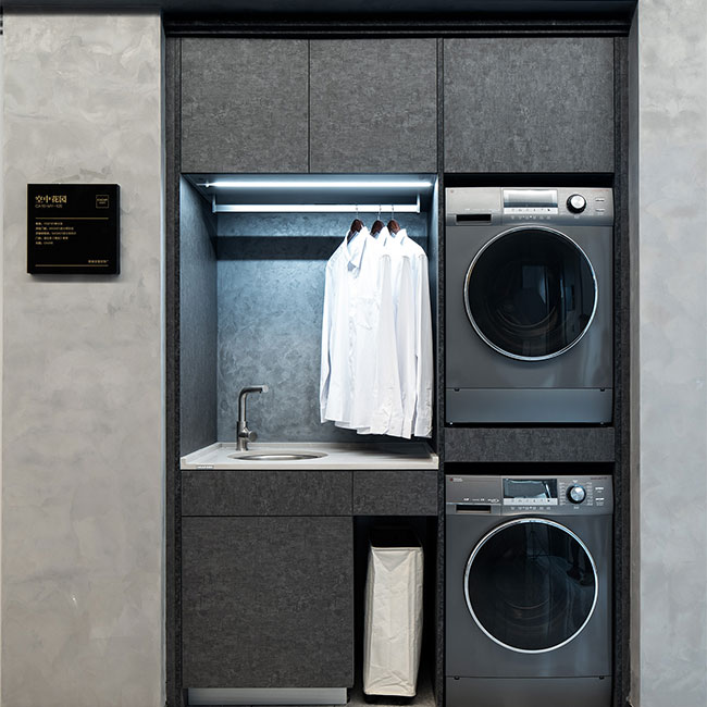 ဘက်စုံသုံး ခေတ်မီ လွတ်လပ်သော လသာဆောင် Laundry Cabinet Laundry Closet