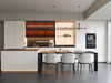 Elegante dhe Funksionale Hapur - Concept One - Kabinete Kuzhine Muri