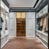 Modular L Shape Glass Door Bedroom Furniture Wardrobe Shaker Door Walk in Closets 